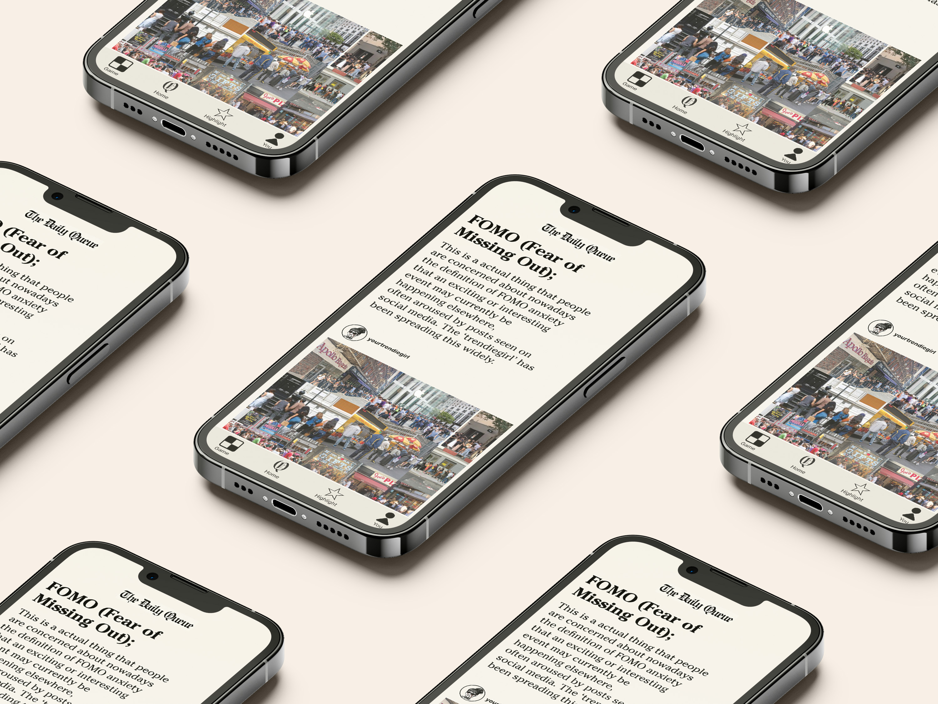 The Daily Queue UIUX screen 4